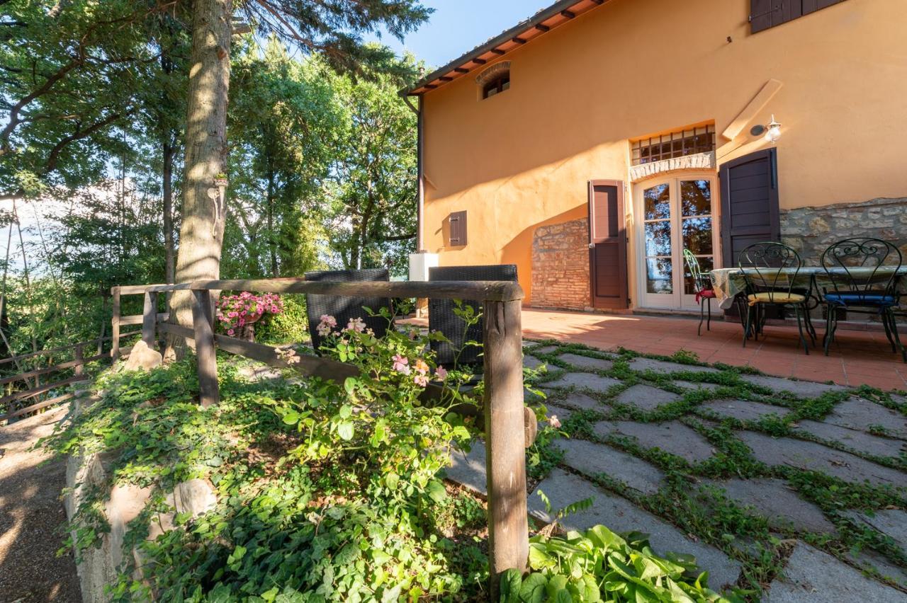Il Leccio - Casa Toscana Il Fienile Gambassi Terme Exteriör bild