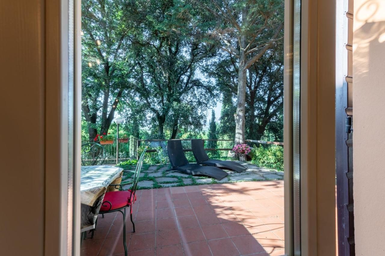 Il Leccio - Casa Toscana Il Fienile Gambassi Terme Exteriör bild