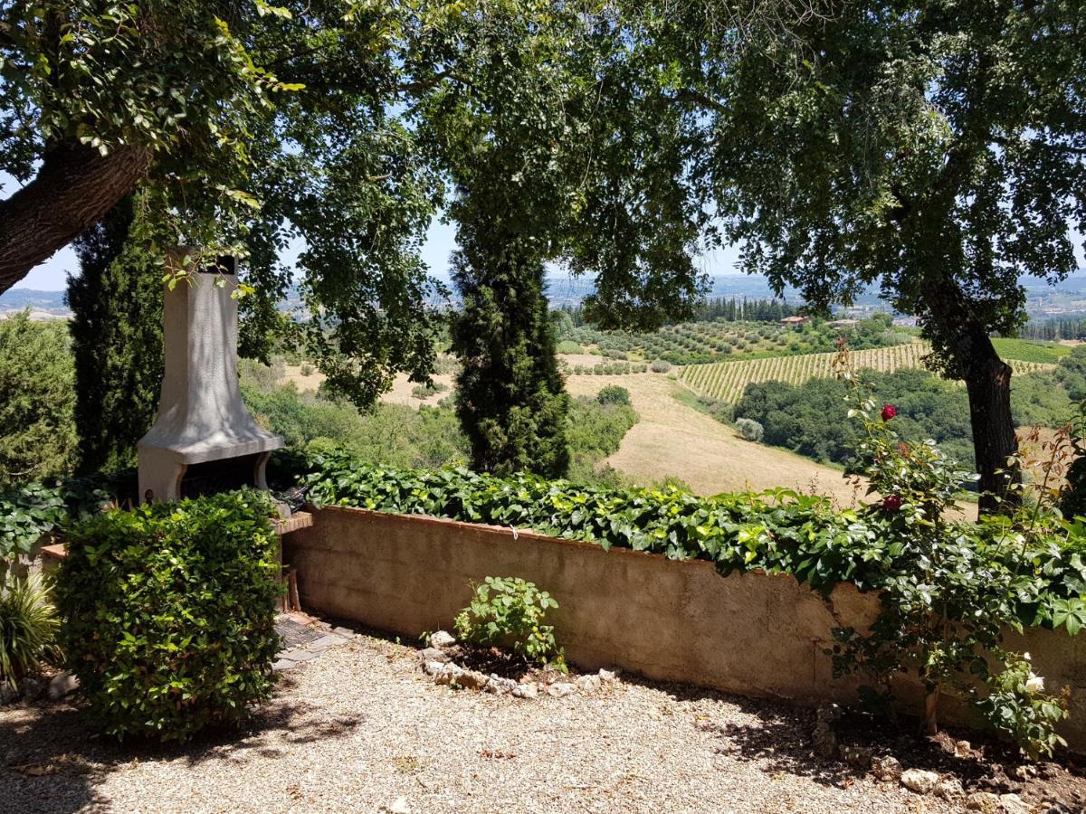 Il Leccio - Casa Toscana Il Fienile Gambassi Terme Exteriör bild