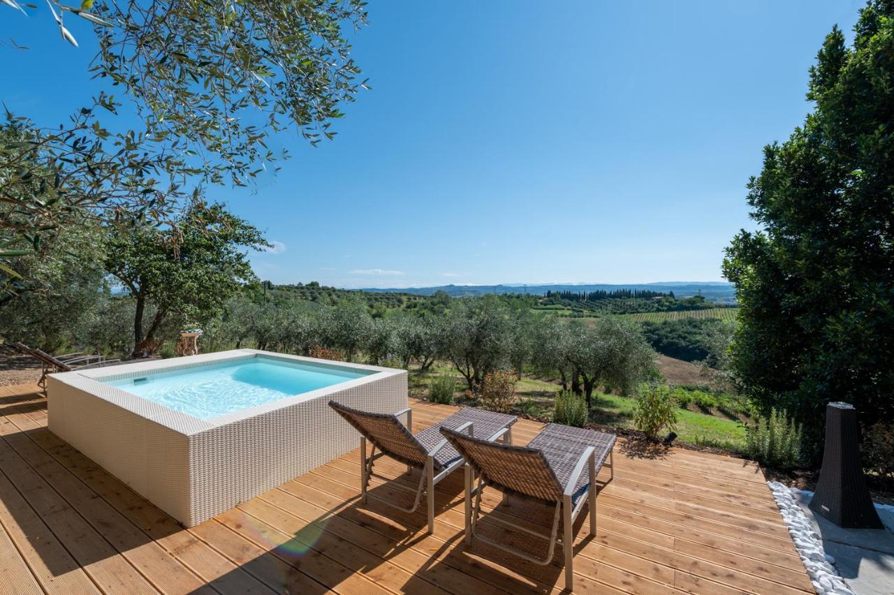 Il Leccio - Casa Toscana Il Fienile Gambassi Terme Exteriör bild