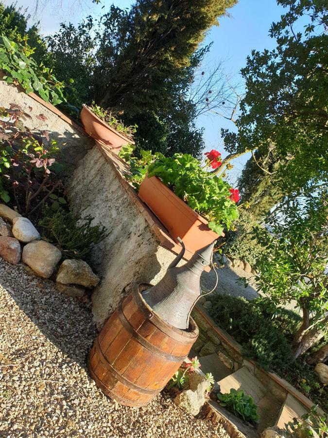 Il Leccio - Casa Toscana Il Fienile Gambassi Terme Exteriör bild